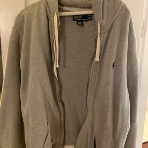 Men’s Polo zip up hoodie XXL
